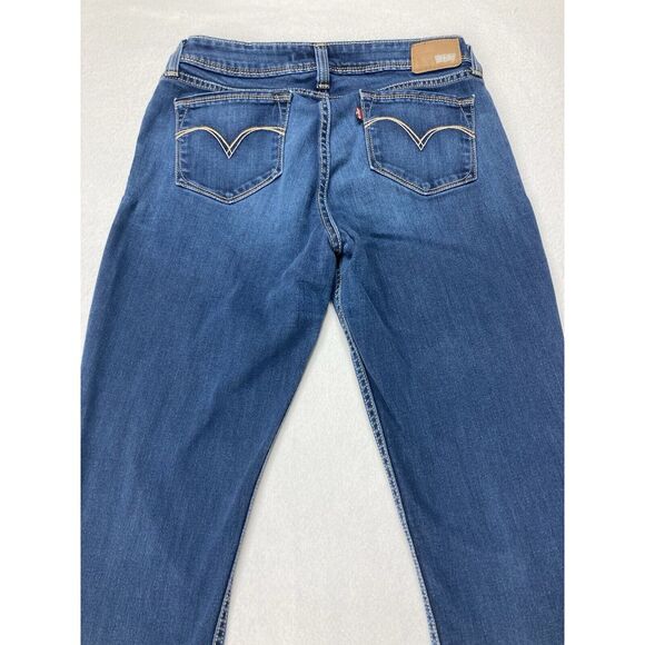 Levis Blue Low Rise Skinny Fit Bold Curve Stretch Denim Jean Womens 31x28 - Picture 8 of 10